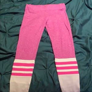 Bombshell Sportswear pink sock leggings